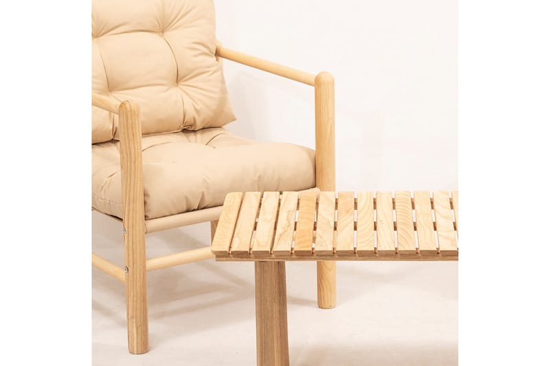 Narander Soffgrupp Utomhus - Natural - Utemöbler - Balkong - Balkongmöbler - Balkonggrupper