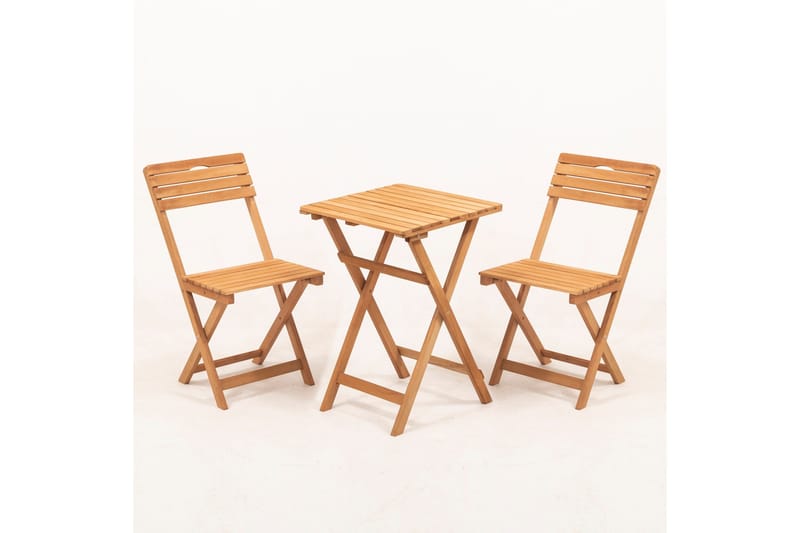 Natsume Caféset - Valnöt - Utemöbler - Balkong - Balkongmöbler - Balkonggrupper