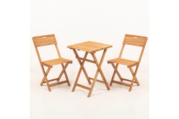 Natsume Caféset - Valnöt - Utemöbler - Balkong - Balkongmöbler - Balkonggrupper