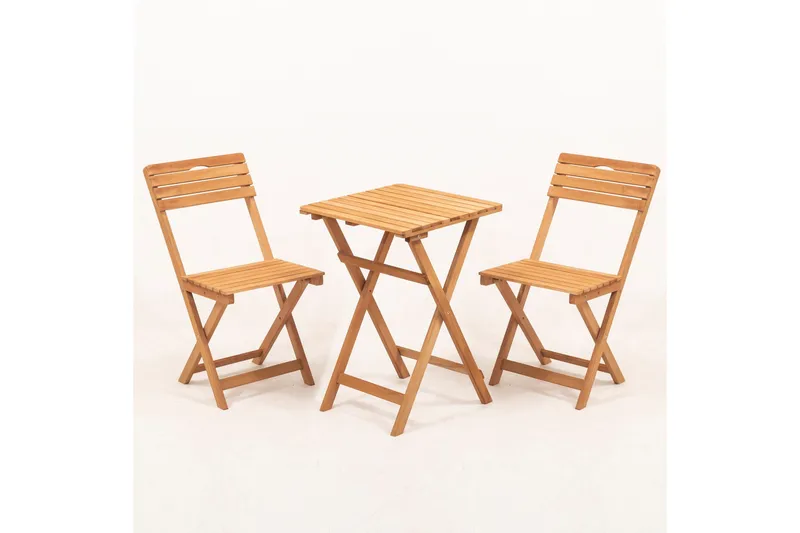 Natsume Caféset - Valnöt - Utemöbler - Balkong - Balkongmöbler - Balkonggrupper