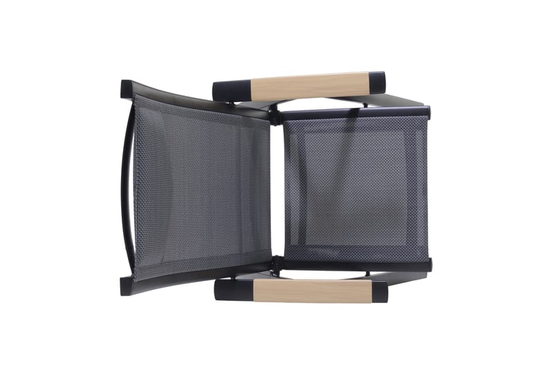 PANAMA Caféset 50x50 cm + 2 Utestolar Svart - Lifestyle Garden - Utemöbler - Balkong - Balkongmöbler - Balkonggrupper