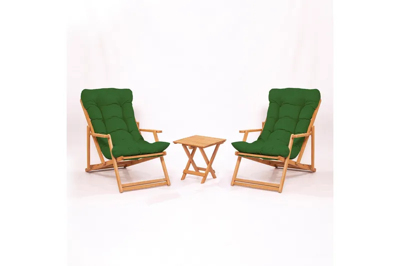 Parvez Caféset - Green - Utemöbler - Balkong - Balkongmöbler - Balkonggrupper