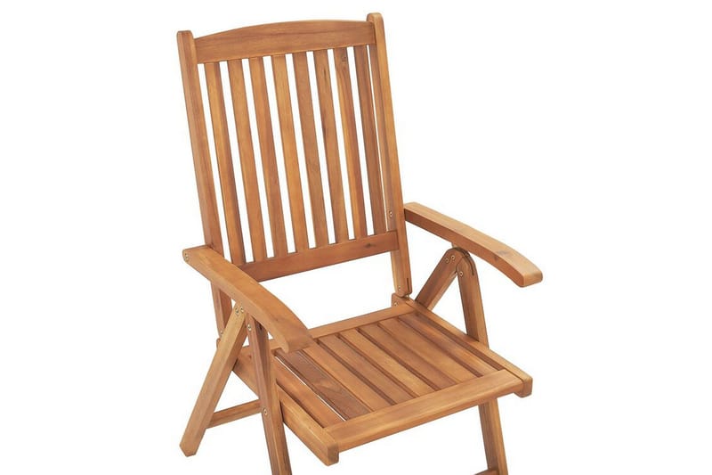 Trädgårdsmöbelset av Utebord och 2 Utestolar JAVA - Trä/natur - Utemöbler - Balkong - Balkongmöbler - Balkonggrupper