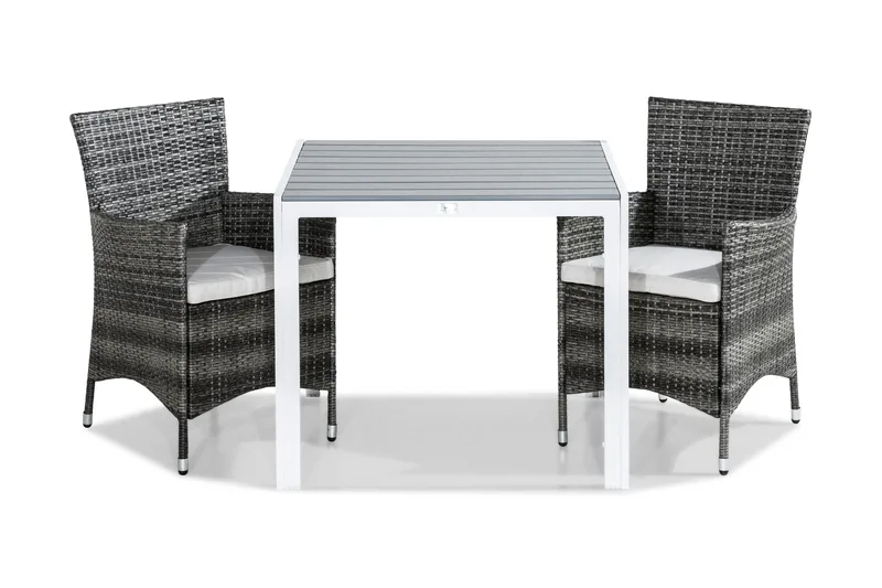 Tunis Caféset 90 cm inkl 2 Thor Fåtöljer