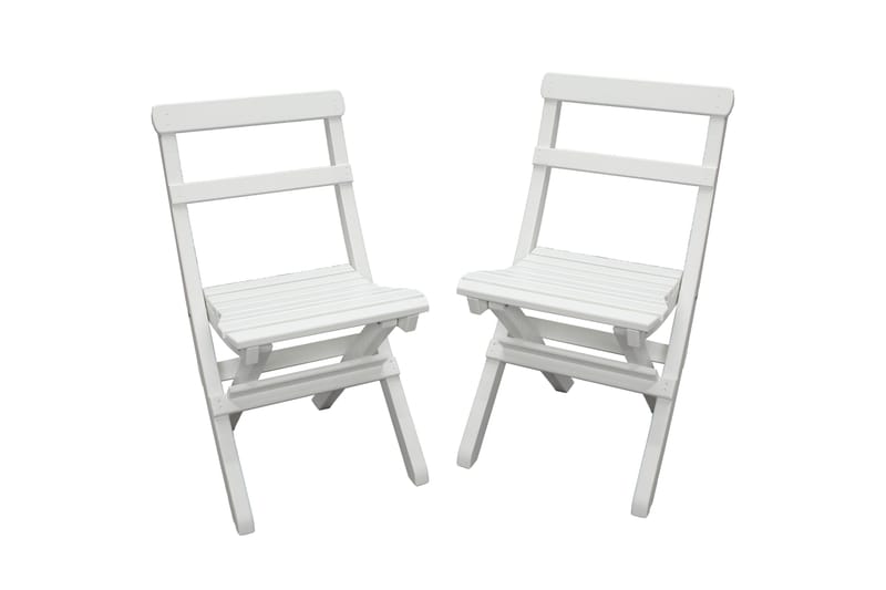 Utomhusmöbelgrupp Wilma & Knohult - Vit - Utemöbler - Balkong - Balkongmöbler - Balkonggrupper