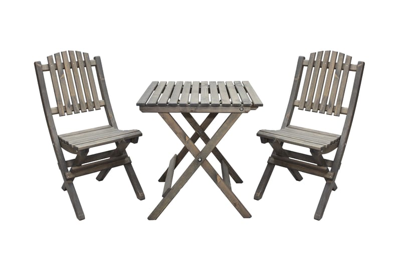 Utomhusmöbelgrupp Wilma & Visby, Grå