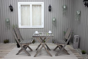 Utomhusmöbelgrupp Wilma & Visby - Grå - Utemöbler - Balkong - Balkongmöbler - Balkonggrupper