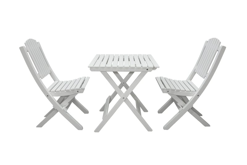 Utomhusmöbelgrupp Wilma & Visby - Vit - Utemöbler - Balkong - Balkongmöbler - Balkonggrupper