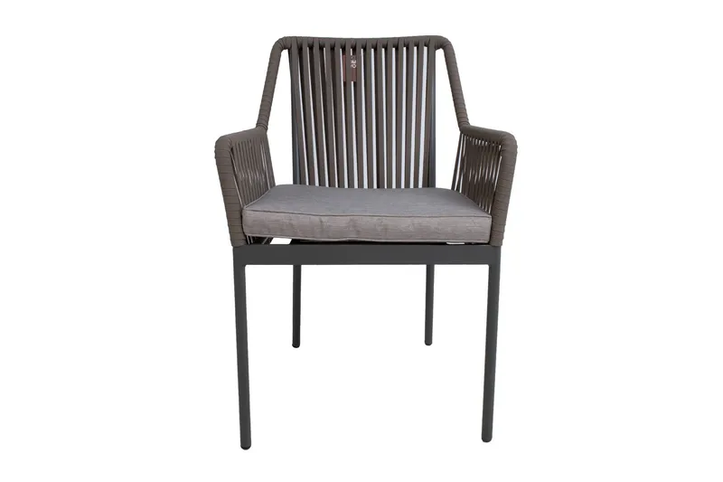 Andros Utestol Grå/Taupe - Utemöbler - Balkong - Balkongmöbler - Balkongstolar