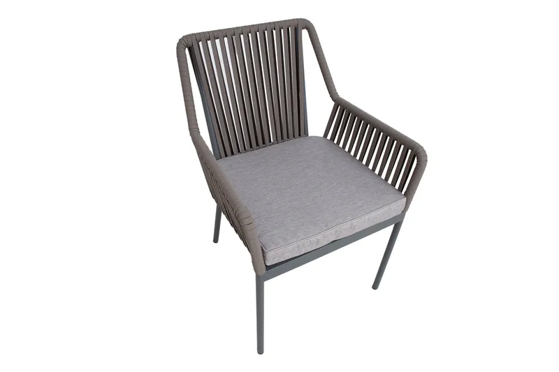 Andros Utestol Grå/Taupe - Utemöbler - Balkong - Balkongmöbler - Balkongstolar