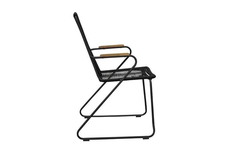 Bois Karmstol Utomhus Svart - Venture Home - Utemöbler - Balkong - Balkongmöbler - Balkongstolar