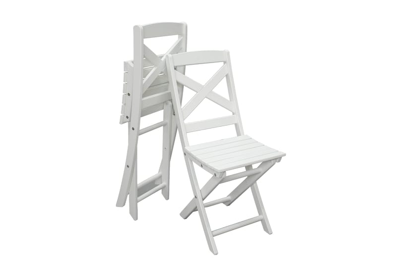 CALAYAN Klappstol Utomhus Vit - Utemöbler - Balkong - Balkongmöbler - Balkongstolar