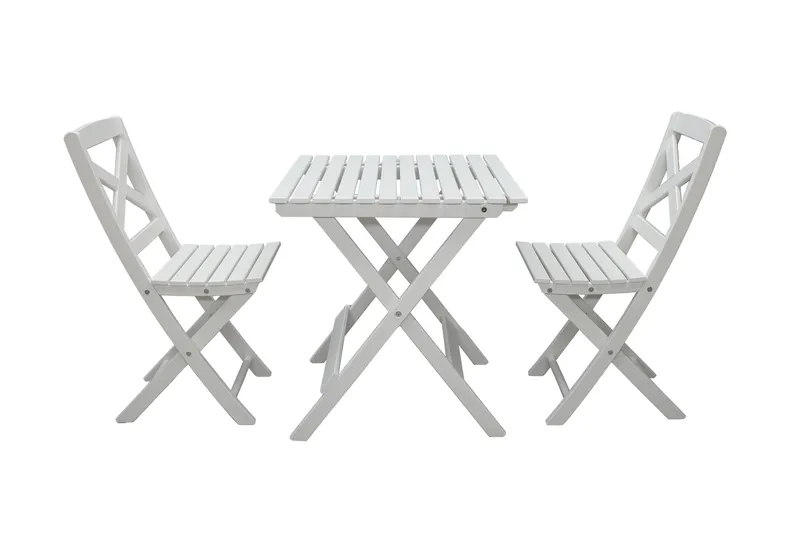 CALAYAN Klappstol Utomhus Vit - Utemöbler - Balkong - Balkongmöbler - Balkongstolar