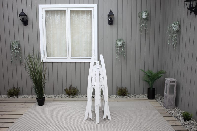 CALAYAN Klappstol Utomhus Vit - Utemöbler - Balkong - Balkongmöbler - Balkongstolar