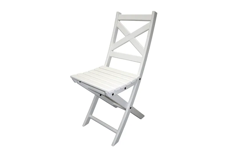 CALAYAN Klappstol Utomhus Vit - Utemöbler - Balkong - Balkongmöbler - Balkongstolar