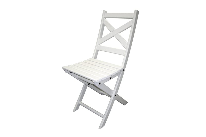 CALAYAN Klappstol Utomhus Vit - Utemöbler - Balkong - Balkongmöbler - Balkongstolar