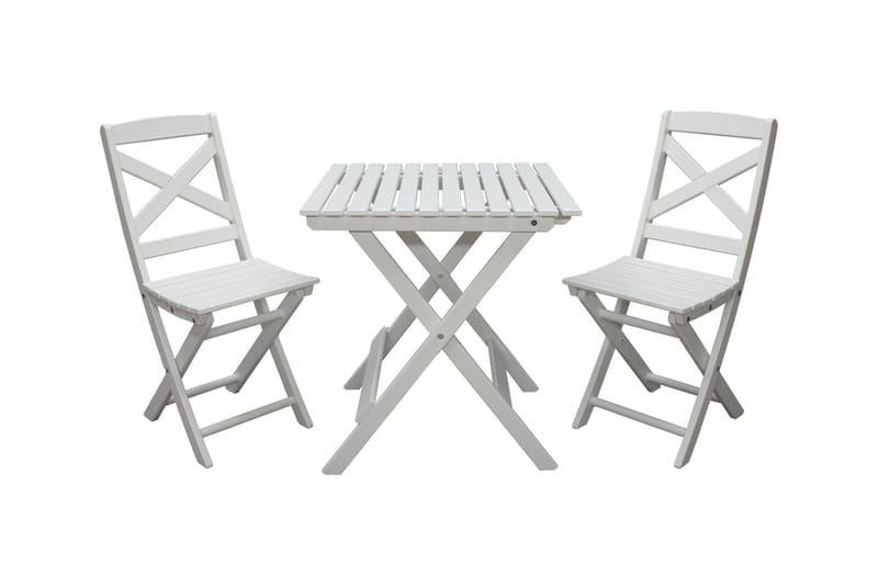 CALAYAN Klappstol Utomhus Vit - Utemöbler - Balkong - Balkongmöbler - Balkongstolar