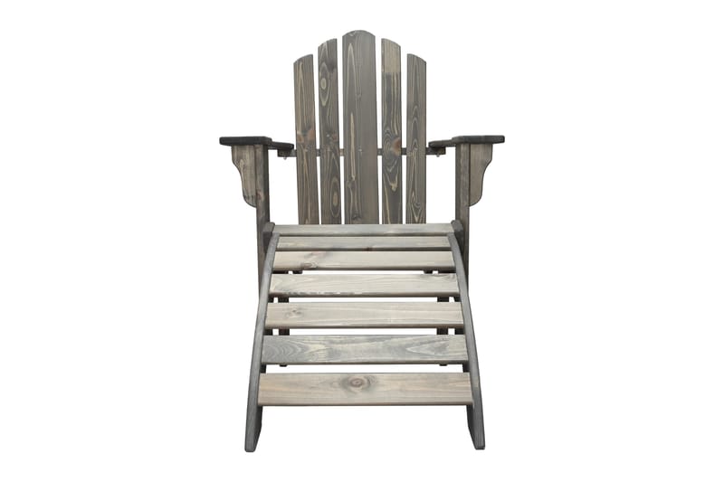 Cranston Fotpall till däckUtestol - Grå - Utemöbler - Balkong - Balkongmöbler - Balkongstolar