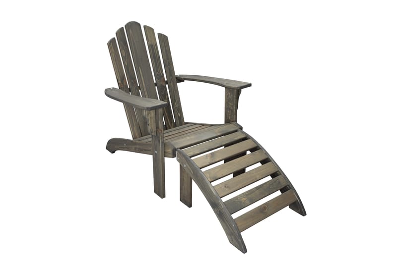 Cranston Fotpall till däckUtestol - Grå - Utemöbler - Balkong - Balkongmöbler - Balkongstolar