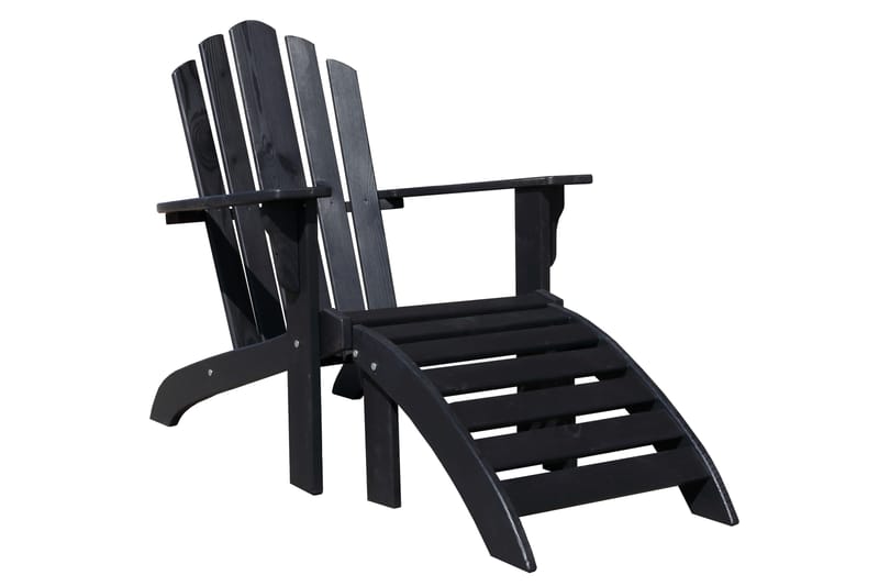 Cranston Fotpall till däckUtestol - Kaffesvart - Utemöbler - Balkong - Balkongmöbler - Balkongstolar