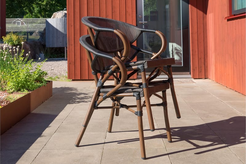Hillerstorp Äppelhed Caféstol - Svart - Utemöbler - Balkong - Balkongmöbler - Balkongstolar