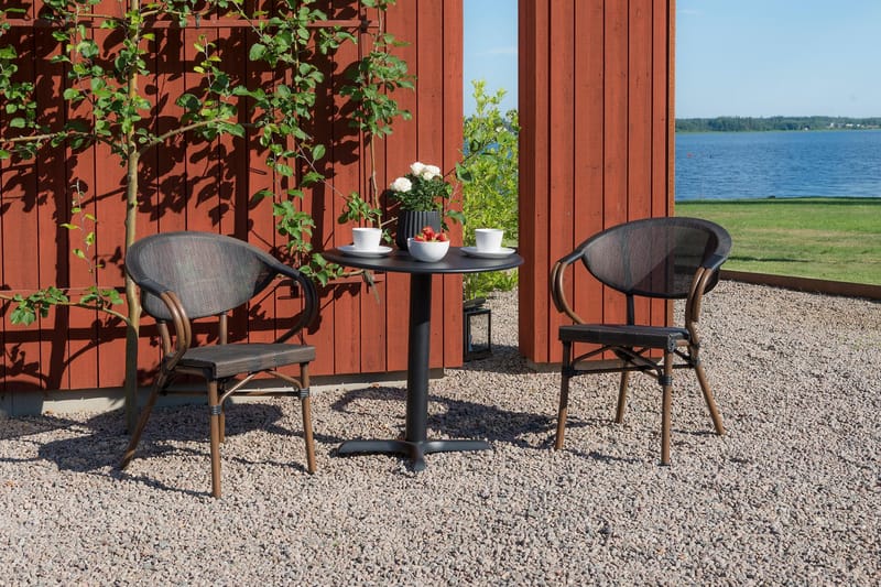 Hillerstorp Äppelhed Caféstol - Svart - Utemöbler - Balkong - Balkongmöbler - Balkongstolar