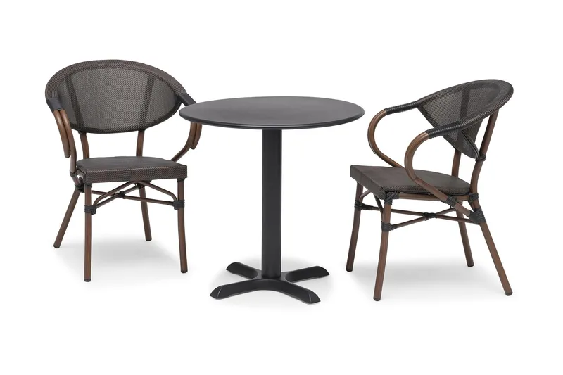 Hillerstorp Caféstol - Svart - Utemöbler - Balkong - Balkongmöbler - Balkongstolar