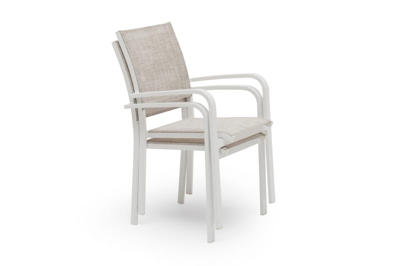 Hillerstorp Hånger Stapelstol Utomhus - Vit - Utemöbler - Balkong - Balkongmöbler - Balkongstolar