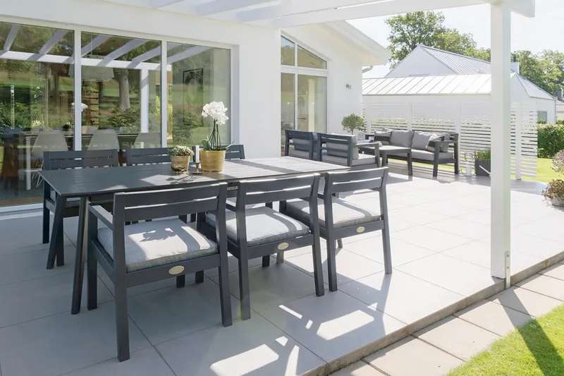 Hillerstorp Utestoltö Utestolstol Svart/Grå - Hillerstorp - Utemöbler - Balkong - Balkongmöbler - Balkongstolar