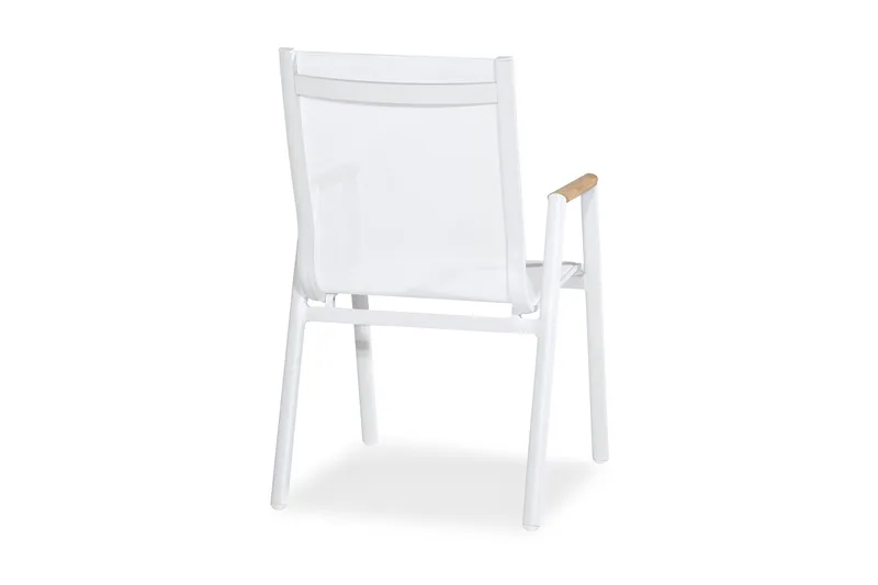 Las Karmstol Utomhus Vegas - Vit/beige - Utemöbler - Balkong - Balkongmöbler - Balkongstolar