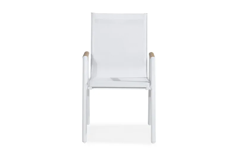 Las Karmstol Utomhus Vegas - Vit/beige - Utemöbler - Balkong - Balkongmöbler - Balkongstolar