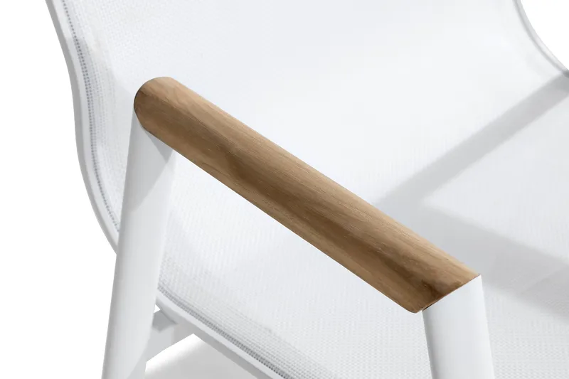 Las Vegas Karmstol Utomhus - Vit/beige - Utemöbler - Balkong - Balkongmöbler - Balkongstolar