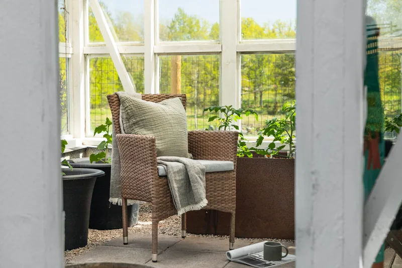 Malina Karmstol Utomhus - Brun - Utemöbler - Balkong - Balkongmöbler - Balkongstolar