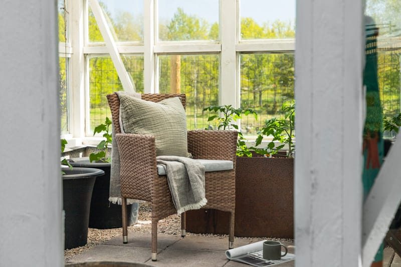 Malina Karmstol Utomhus - Brun - Utemöbler - Balkong - Balkongmöbler - Balkongstolar