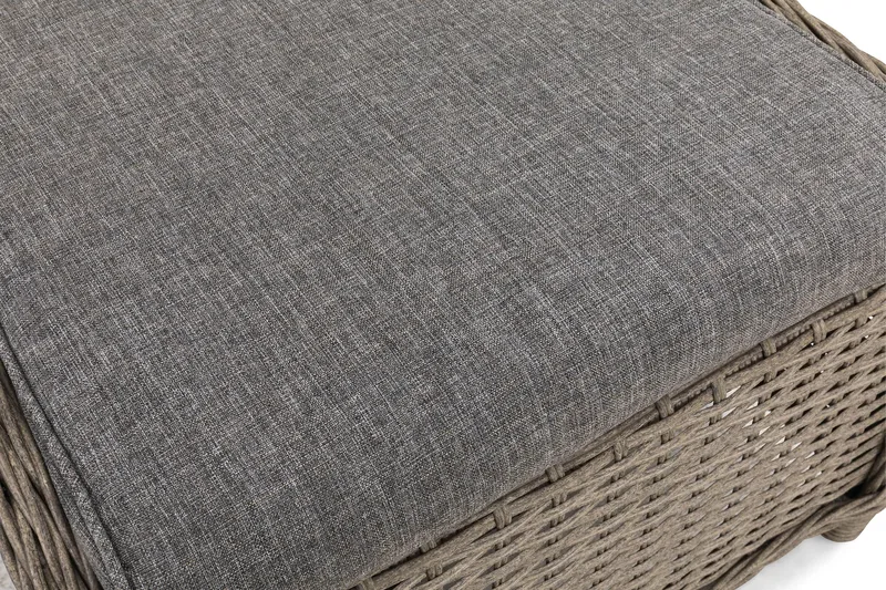 Marcus Fotpall till Öronlappsfåtölj Utomhus - Grå - Utemöbler - Balkong - Balkongmöbler - Balkongstolar