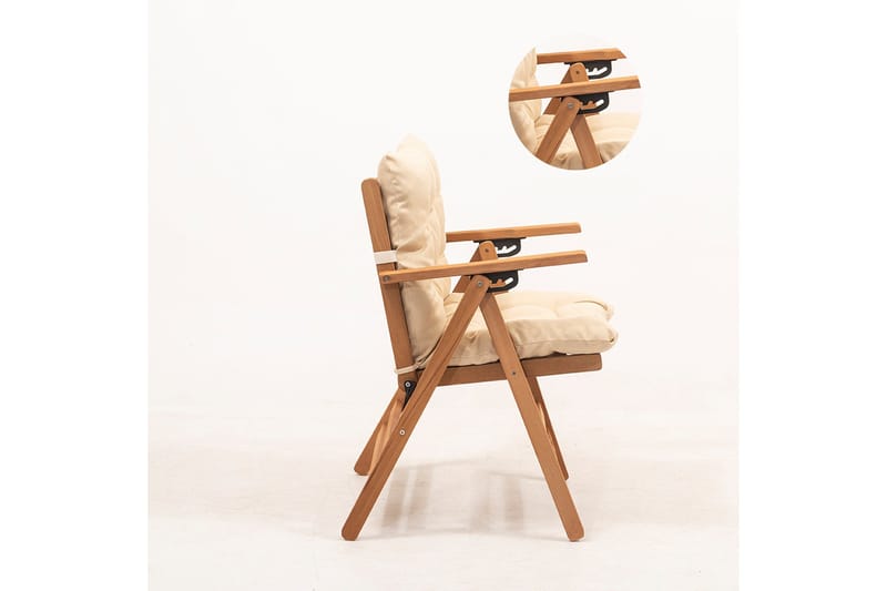 Narwani Pall - Cream/Natural - Utemöbler - Utestolar & fåtöljer - Utefåtöljer & loungefåtöljer