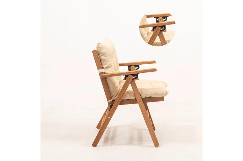 Narwani Pall - Cream/Natural - Utemöbler - Utestolar & fåtöljer - Utefåtöljer & loungefåtöljer