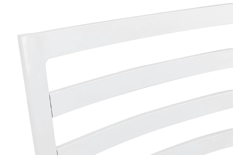 Oliver Karmstol Utomhus m Dyna - Vit/Teak/Grå - Utemöbler - Balkong - Balkongmöbler - Balkongstolar