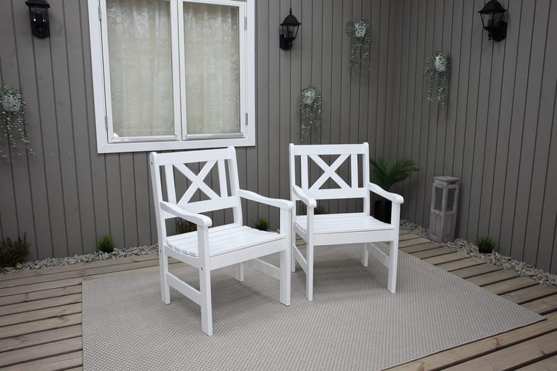 Olivo Karmstol Utomhus - Vit - Utemöbler - Balkong - Balkongmöbler - Balkongstolar