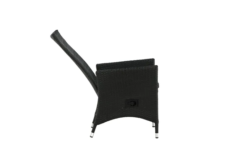 Padova Karmstol Utomhus Svart - Venture Home - Utemöbler - Balkong - Balkongmöbler - Balkongstolar