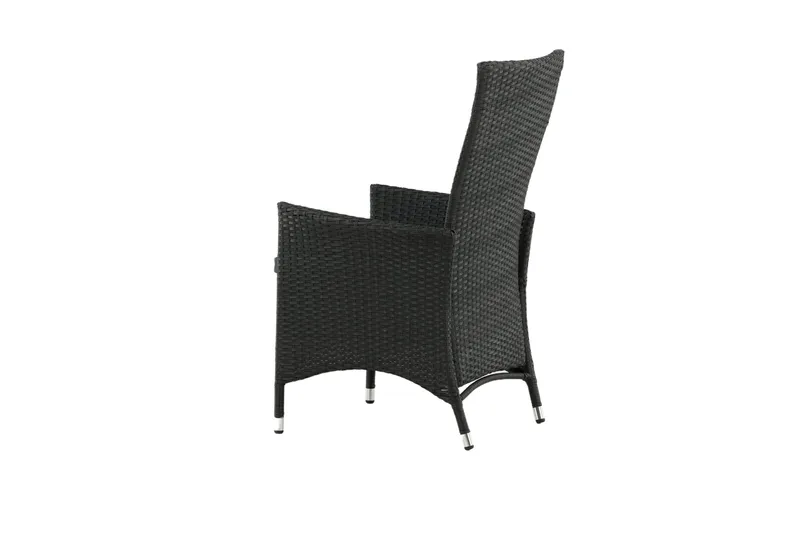 Padova Karmstol Utomhus Svart - Venture Home - Utemöbler - Balkong - Balkongmöbler - Balkongstolar