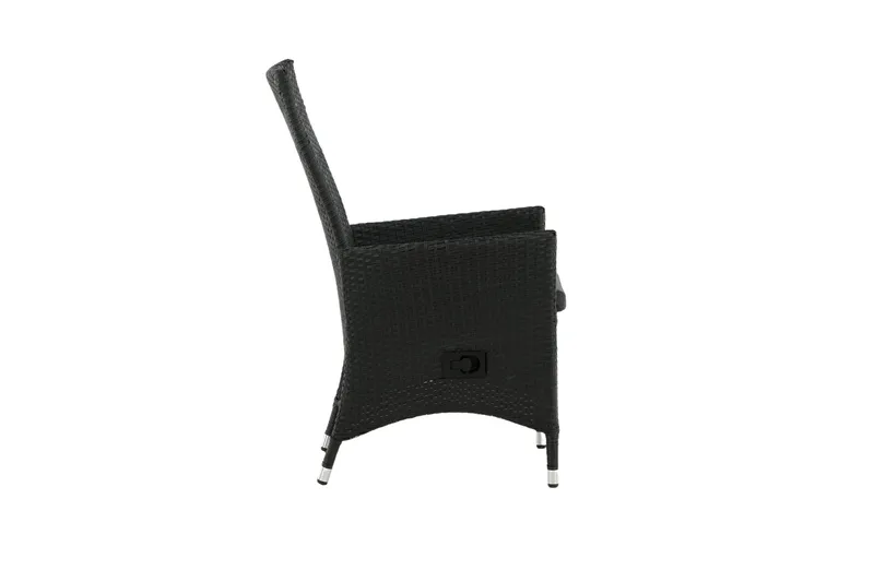 Padova Karmstol Utomhus Svart - Venture Home - Utemöbler - Balkong - Balkongmöbler - Balkongstolar