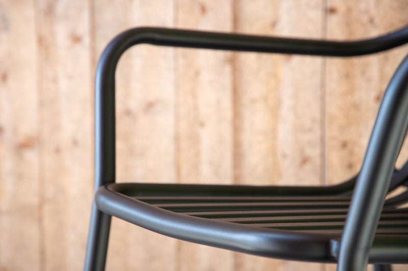 Peking Karmstol Utomhus - Svart - Utemöbler - Balkong - Balkongmöbler - Balkongstolar