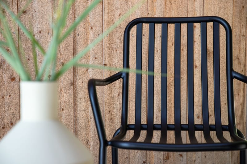 Peking Karmstol Utomhus - Svart - Utemöbler - Balkong - Balkongmöbler - Balkongstolar