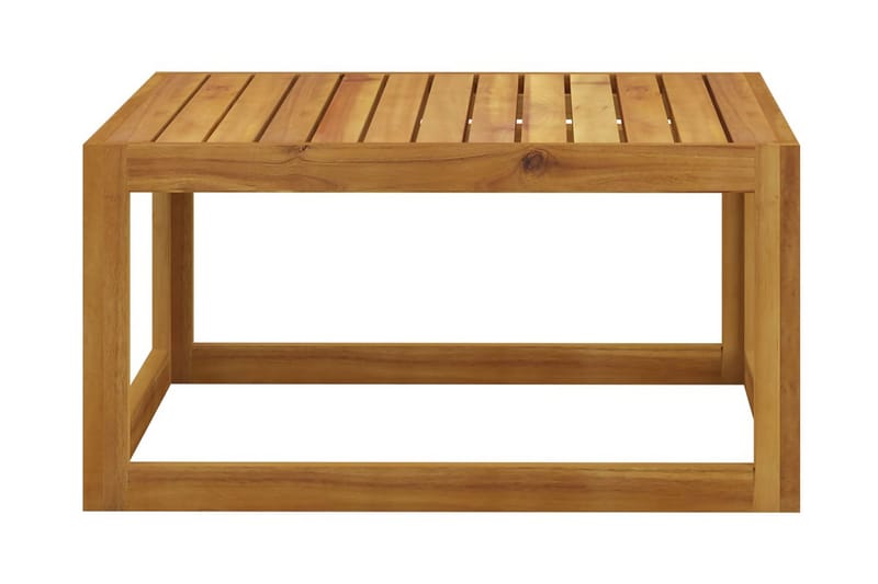 Soffbord 68x68x29 cm massivt akaciaträ - Brun - Utemöbler - Trädgårdsbord & Utebord - Soffbord utomhus & loungebord