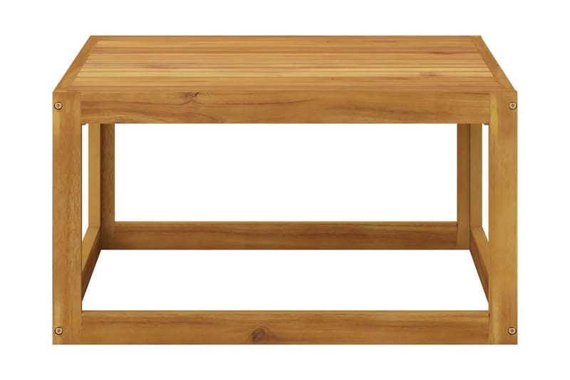 Soffbord 68x68x29 cm massivt akaciaträ - Brun - Utemöbler - Trädgårdsbord & Utebord - Soffbord utomhus & loungebord