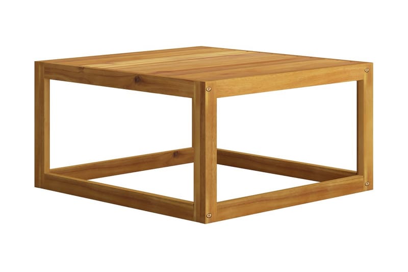 Soffbord 68x68x29 cm massivt akaciaträ - Brun - Utemöbler - Trädgårdsbord & Utebord - Soffbord utomhus & loungebord