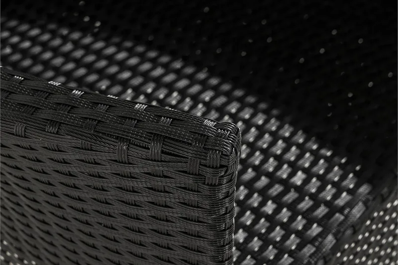 Thor Utefåtölj - Svart/Svart - Utemöbler - Balkong - Balkongmöbler - Balkongstolar