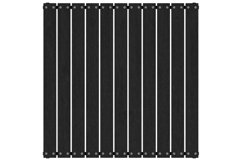 Trädgårdspall 70x70x30 cm svart massiv furu - Svart - Utemöbler - Balkong - Balkongmöbler - Balkongstolar