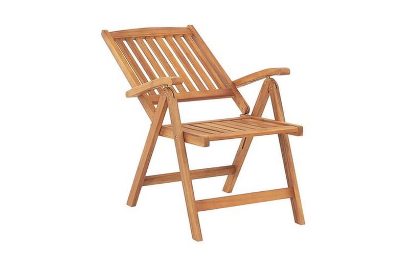 Trädgårdsstol 6 st akaciaträ ljusbrun JAVA - Trä/natur - Utemöbler - Balkong - Balkongmöbler - Balkongstolar